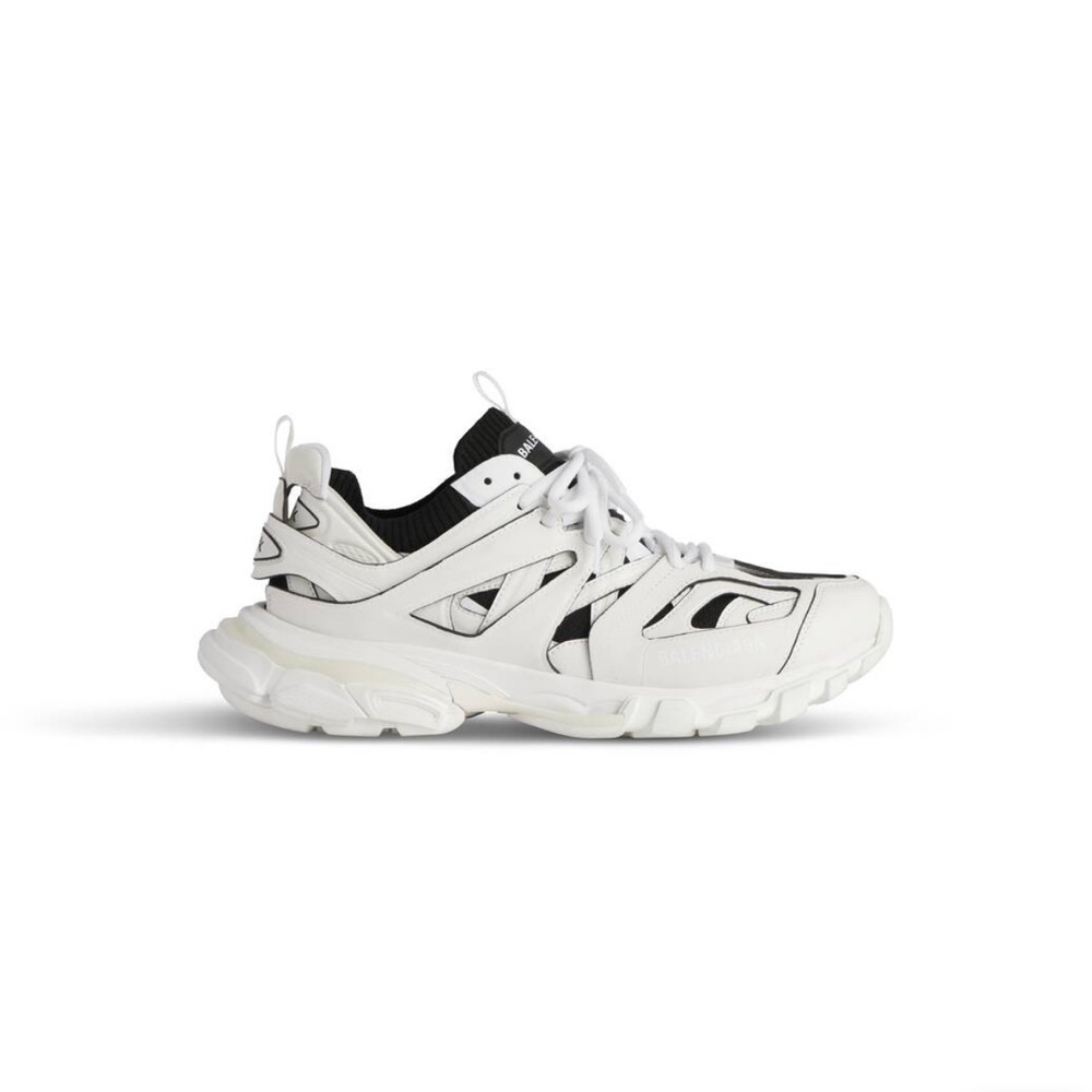 Balenciaga Track Sock Sneakers 'White and Black Knit and Nylon' brand new - Picture 2 of 6